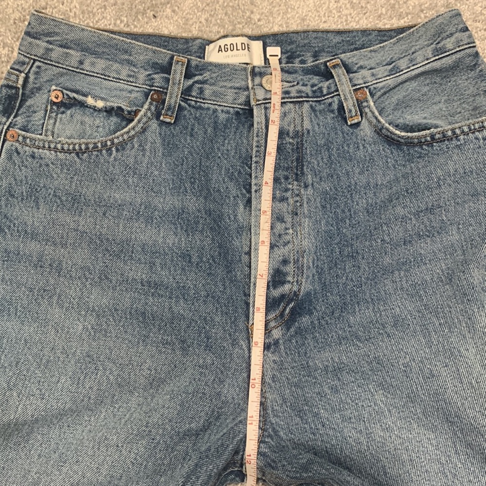 Agolde, distressed 90’s pinch waist. Size 28. Colour: Backdrop. - Picture 6 of 11